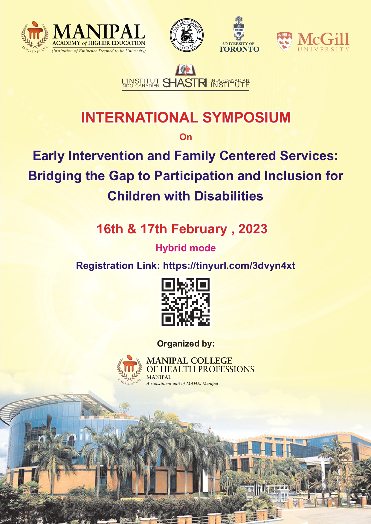 Indo Canadian 365体育投注 Symposium on Early Intervention and Family Centered Services